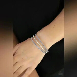 Blue Cuff Bracelet